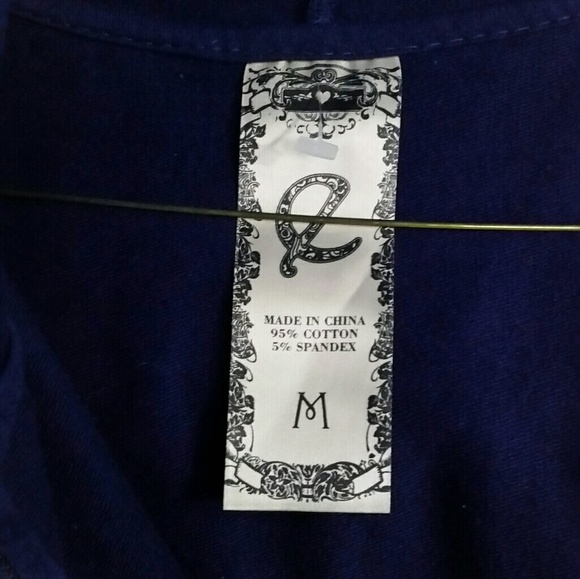 Owls on navy hoodie - Picture 3 of 4